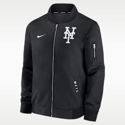 New York Mets Authentic Collection Dugout Men's Nike MLB Full-Zip